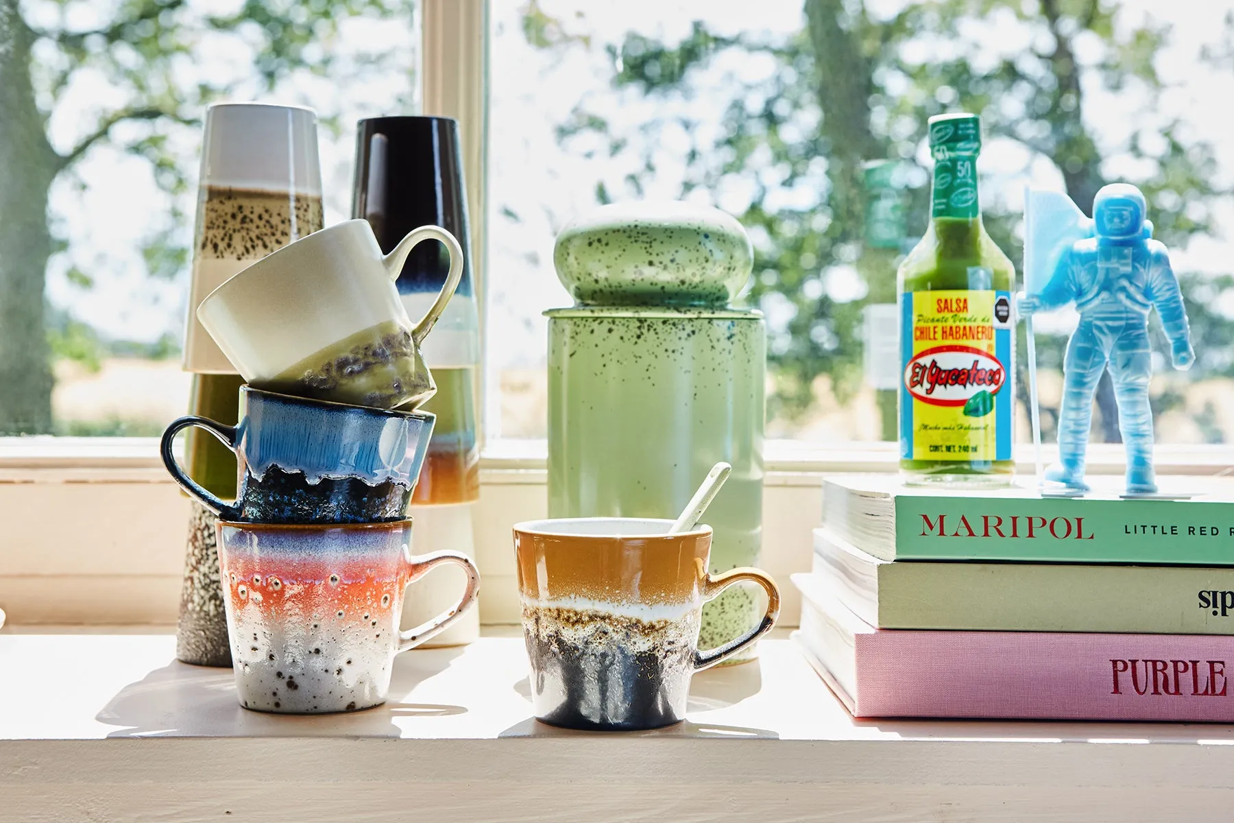 70s Ceramics: Americano Mug Metallic