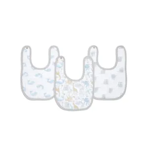 aden   anais Essentials Snap Bibs - Natural History - 3 Pack