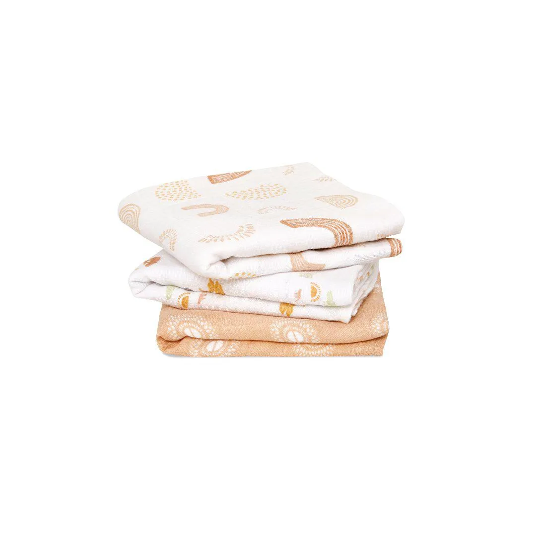 aden   anais Muslin Squares - Keep Rising - 3 Pack
