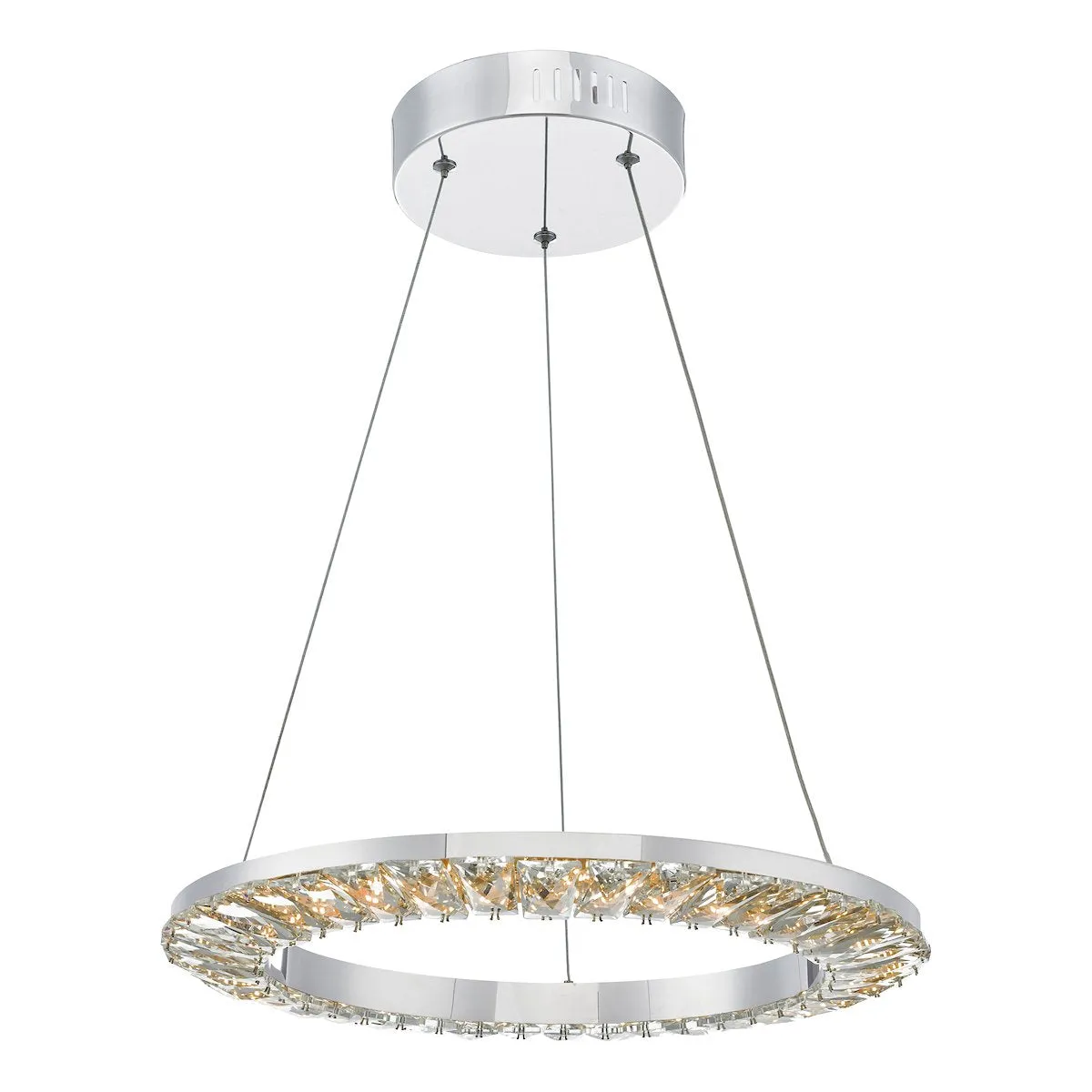 ALT0150 LED Crystal Suspended Light Polished Chrome