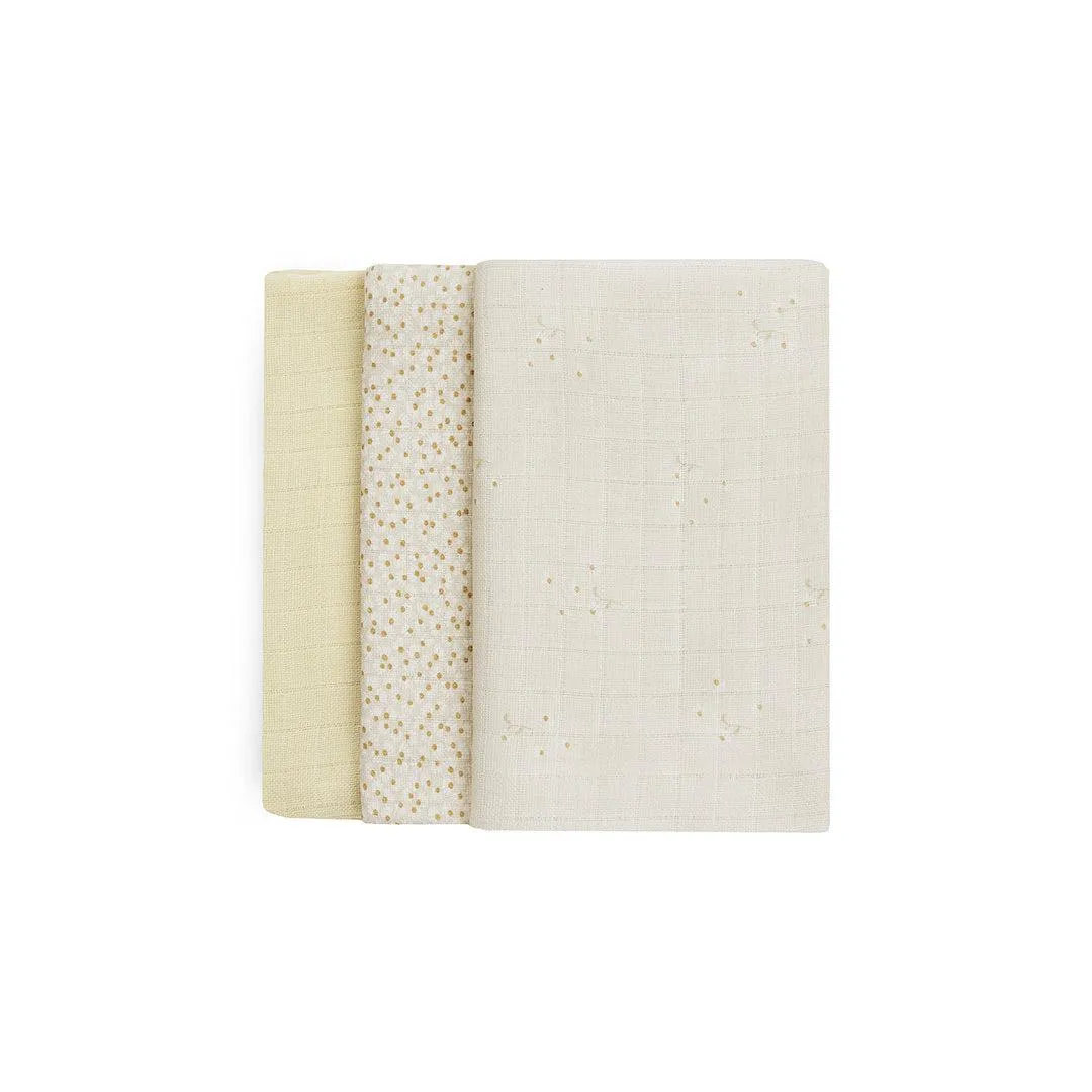 Avery Row Muslin Squares - 3 Pack - Wild Chamomile