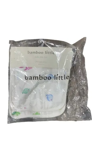 Bamboo Little Baby Bib Set 2 Pack, Fish & Turtle