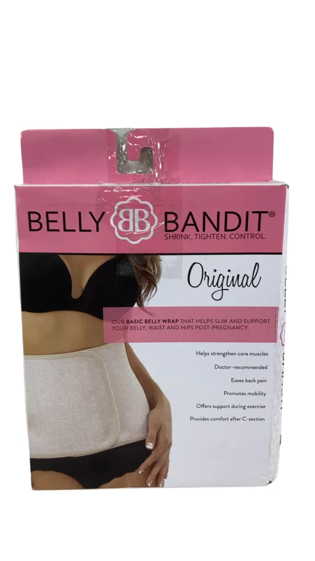 Belly Bandit Original Belly Wrap, Black, X-Small (28-32”)