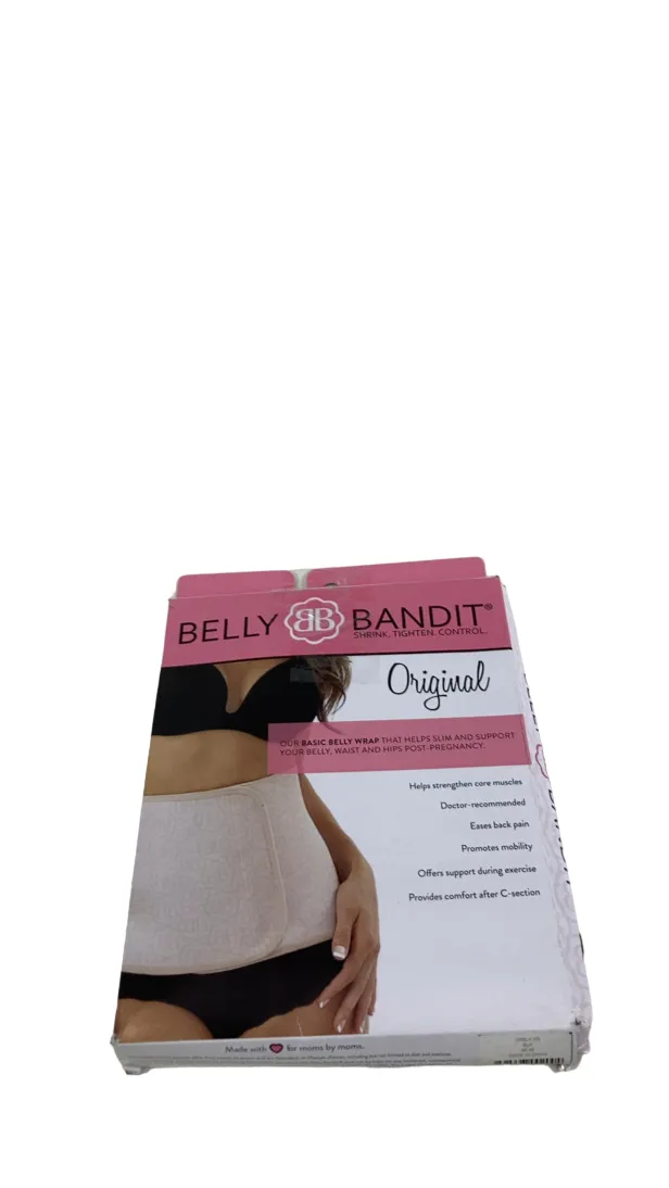 Belly Bandit Original Belly Wrap, Black, X-Small (28-32”)