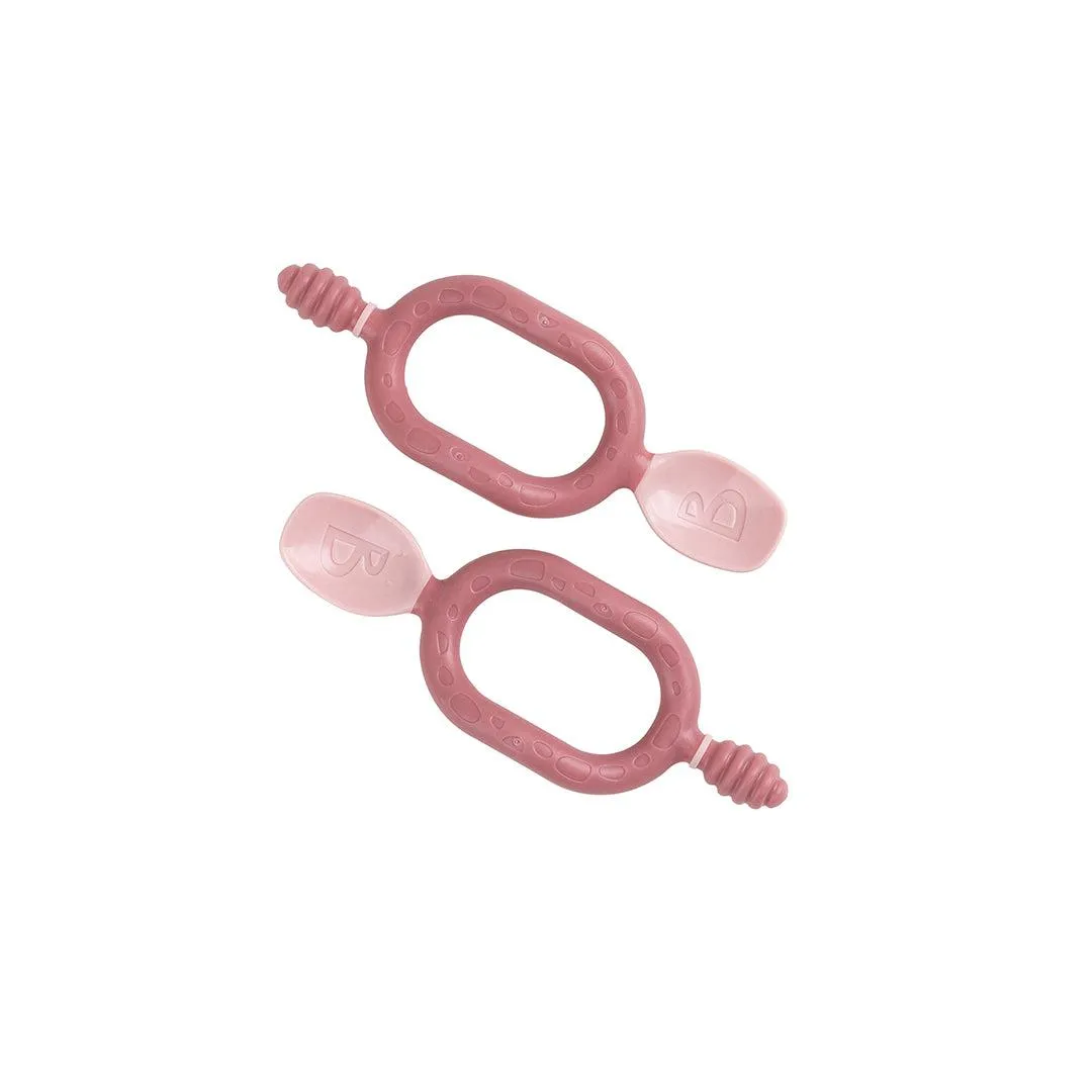 Bibado Dippit Multi-Stage Weaning Spoon   Dipper - Blush