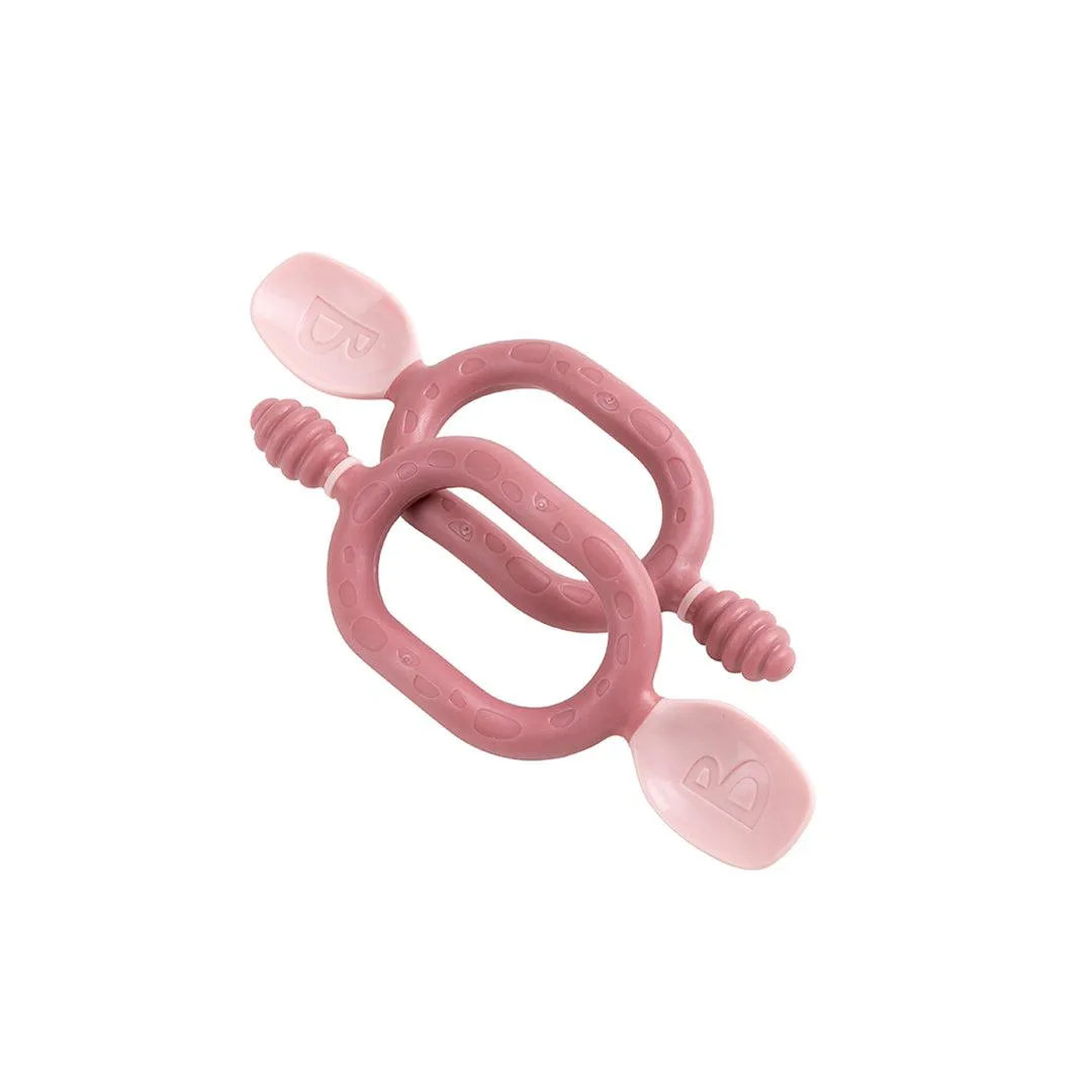 Bibado Dippit Multi-Stage Weaning Spoon   Dipper - Blush