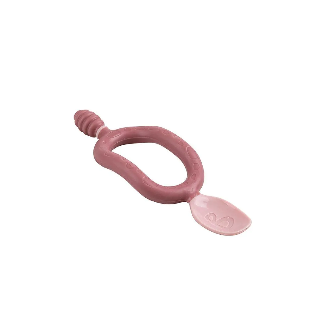Bibado Dippit Multi-Stage Weaning Spoon   Dipper - Blush
