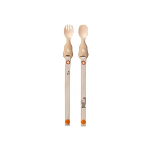 Bibado Handi No Drop Baby Cutlery - Fawn