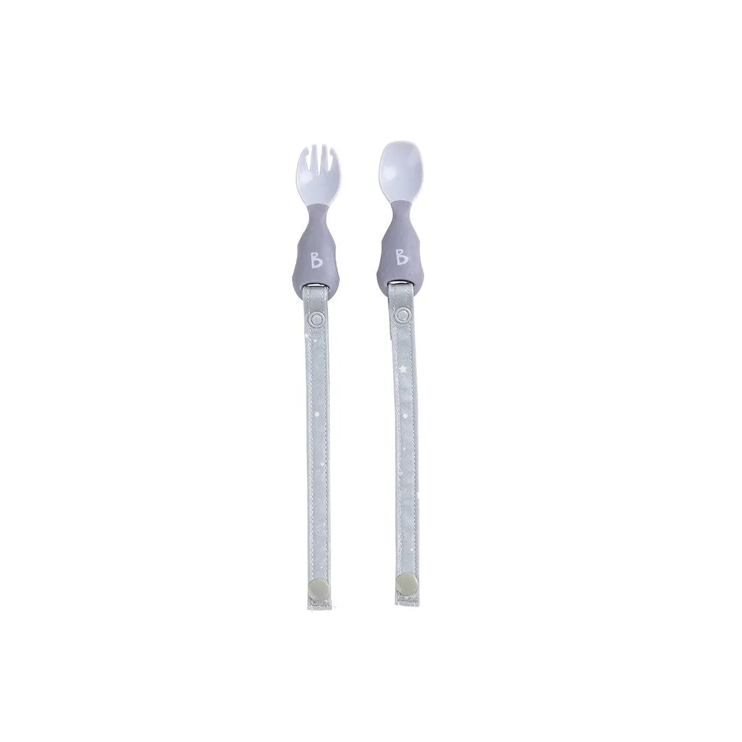 Bibado Handi No Drop Baby Cutlery - Mist