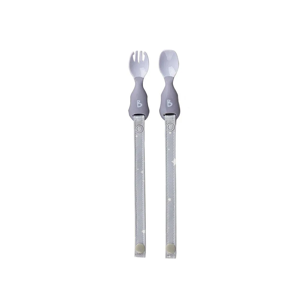 Bibado Handi No Drop Baby Cutlery - Mist