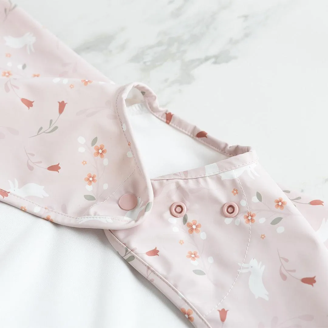 Bibado Long Sleeve Coverall Weaning Bib - Botanical Bunnies
