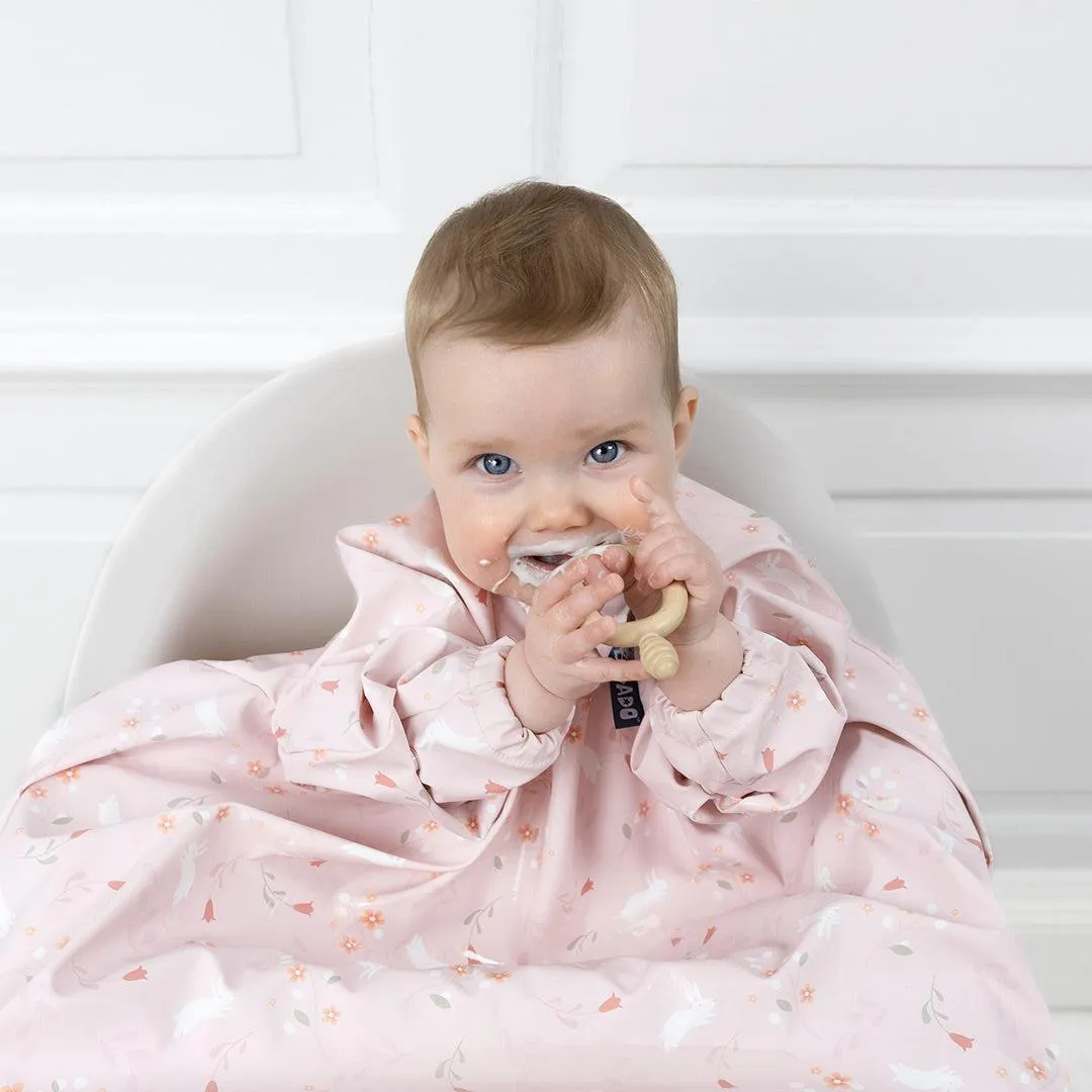 Bibado Long Sleeve Coverall Weaning Bib - Botanical Bunnies