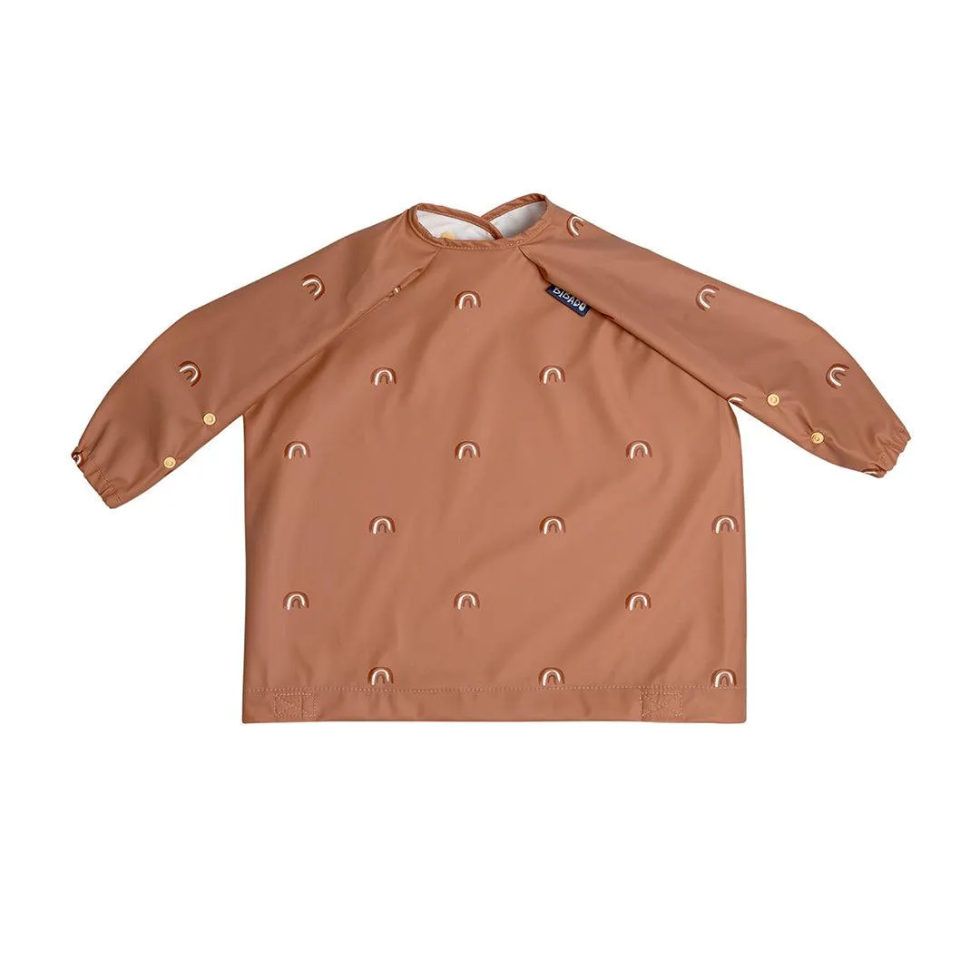 Bibado Long Sleeve Coverall Weaning Bib - Chasing Rainbows