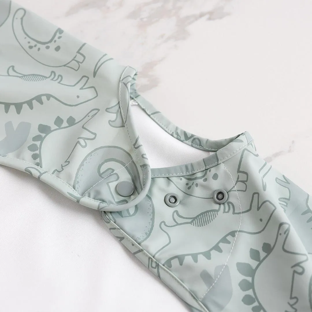 Bibado Long Sleeve Coverall Weaning Bib - Dino Roar