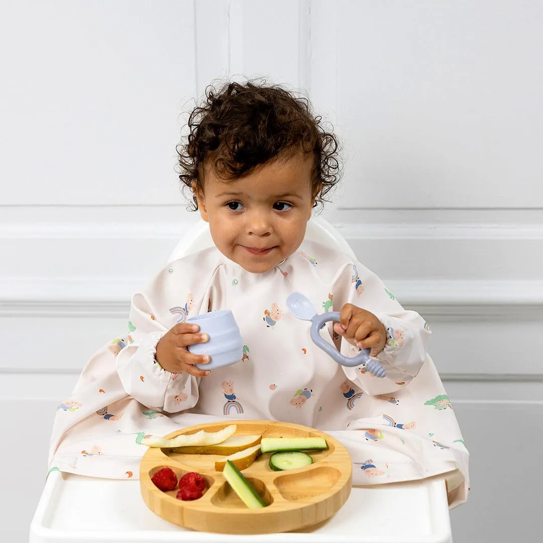 Bibado Long Sleeve Coverall Weaning Bib - George Pig