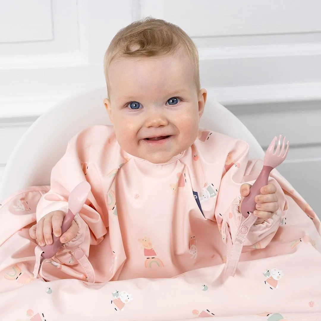 Bibado Long Sleeve Coverall Weaning Bib - Peppa Pig