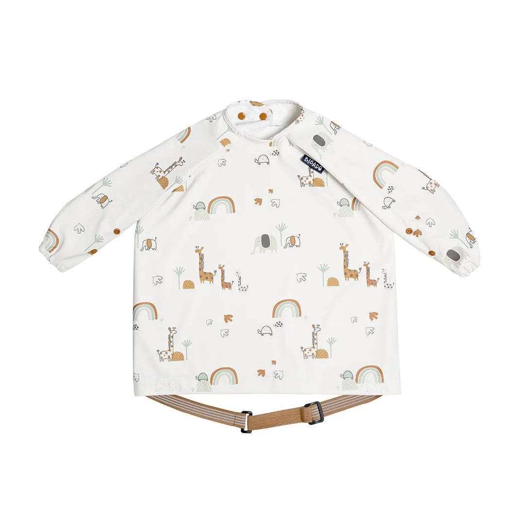 Bibado Long Sleeve Coverall Weaning Bib - Serengeti Spaghetti