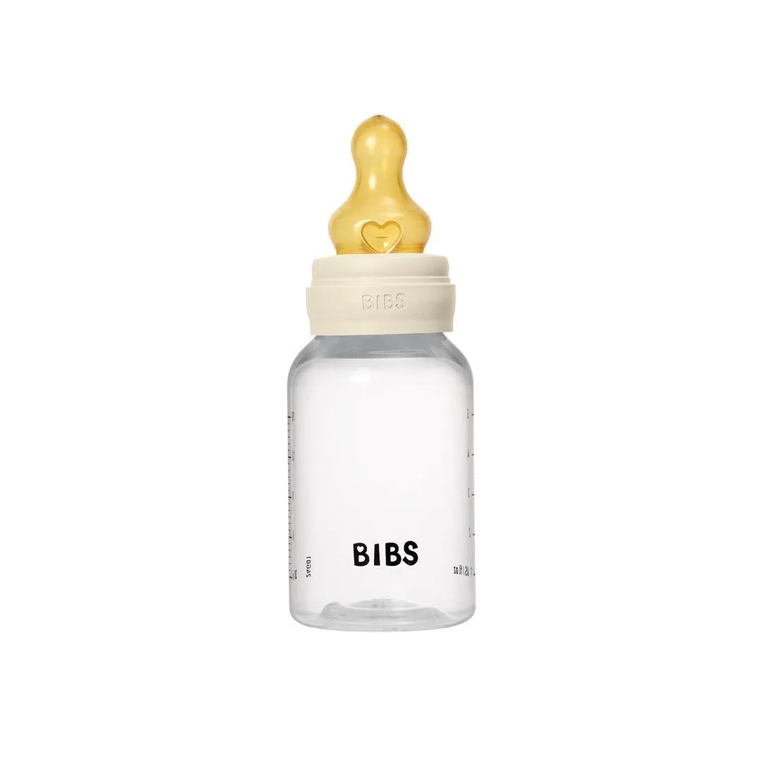 BIBS Baby Bottle Latex 1 Pack - Ivory