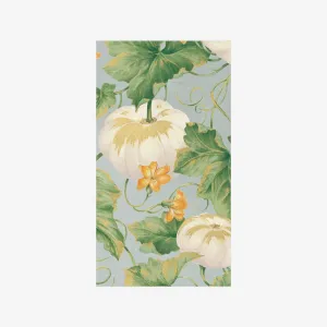 Caspari | Heirloom Pumpkins Grey/White Napkin