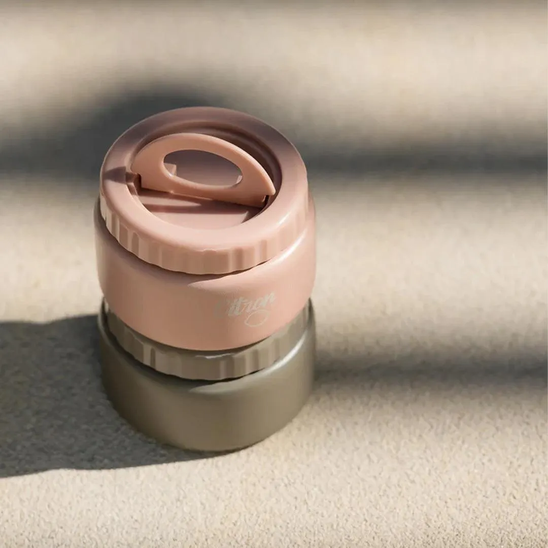 Citron Stainless Steel Insulated Food Jar - Blush Pink