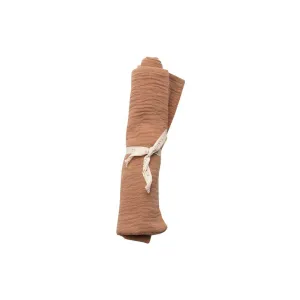 Claude & Co Organic Muslin Blanket - Soft Rust
