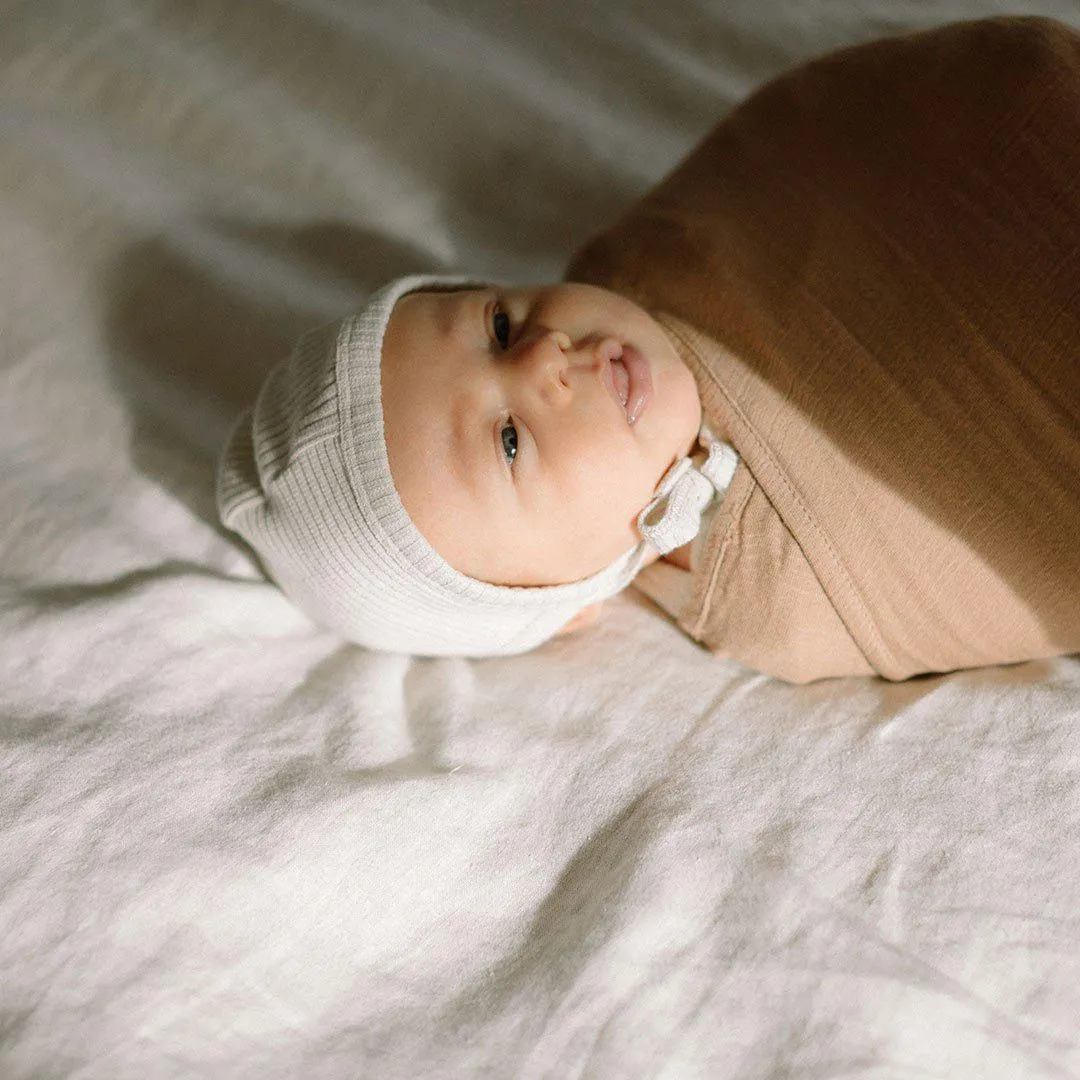 Claude & Co Organic Muslin Blanket - Soft Rust