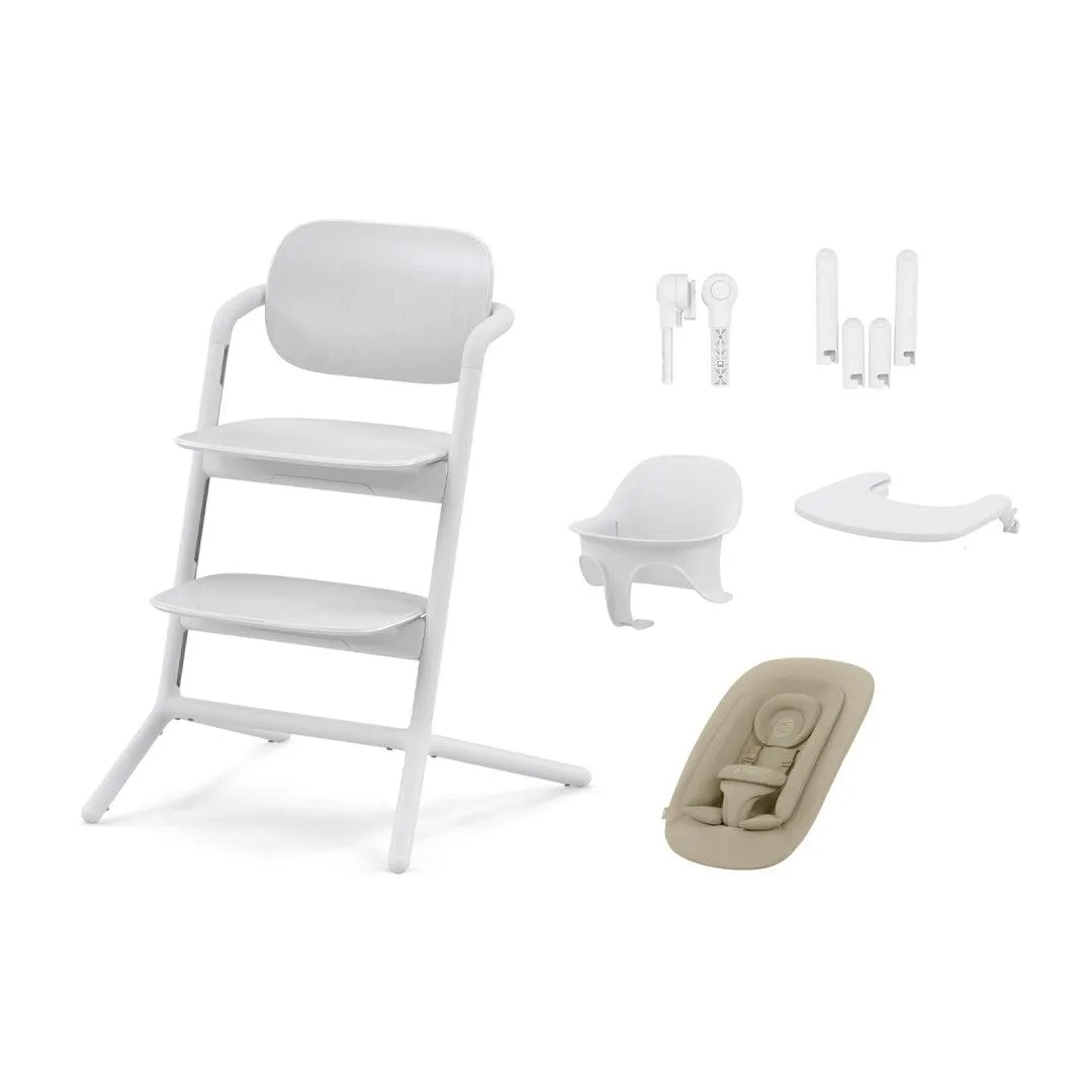 CYBEX LEMO 4-in-1 Highchair Set - White