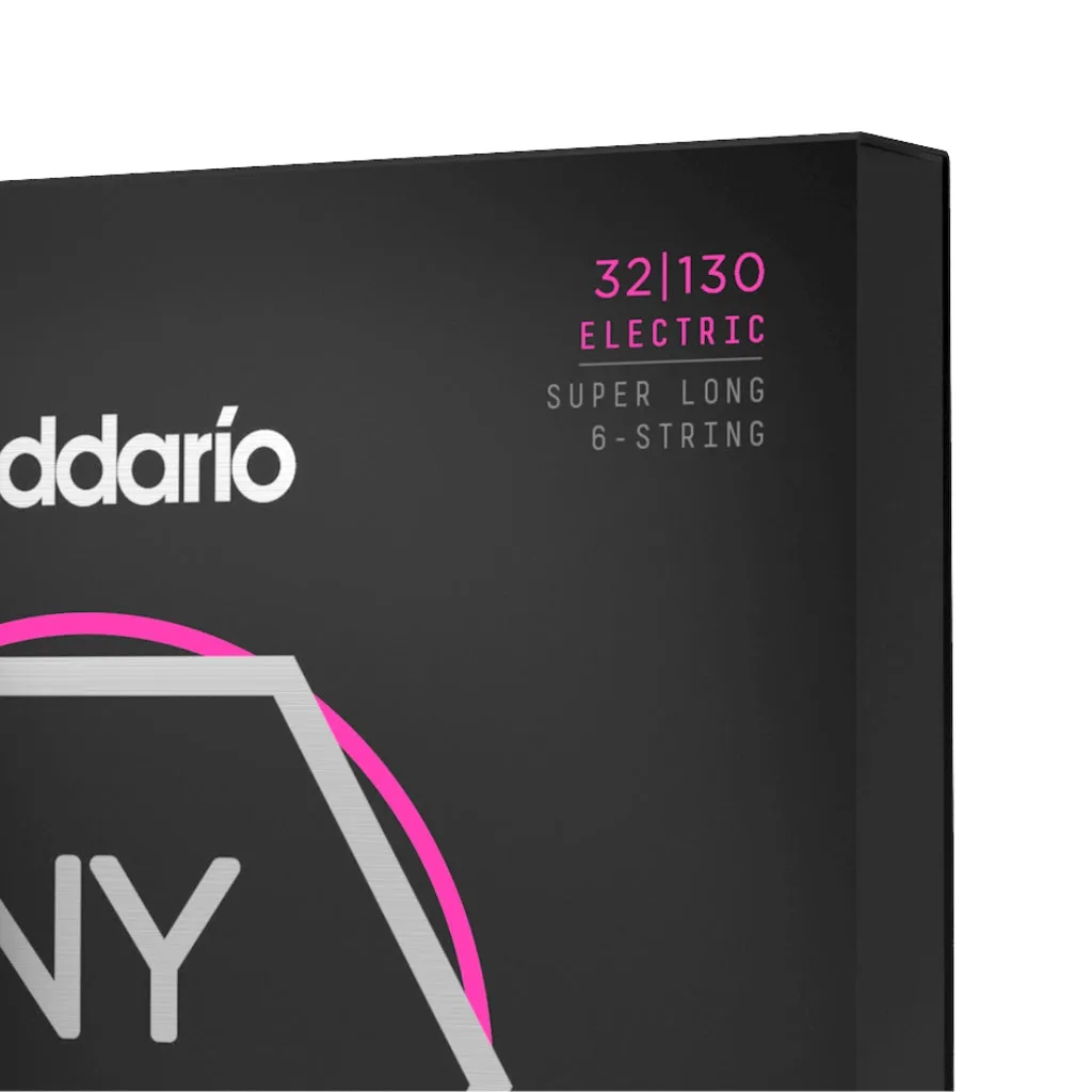 D'Addario NYXL32130SL NYXL Super Long 6-string Bass Strings - .032-.130