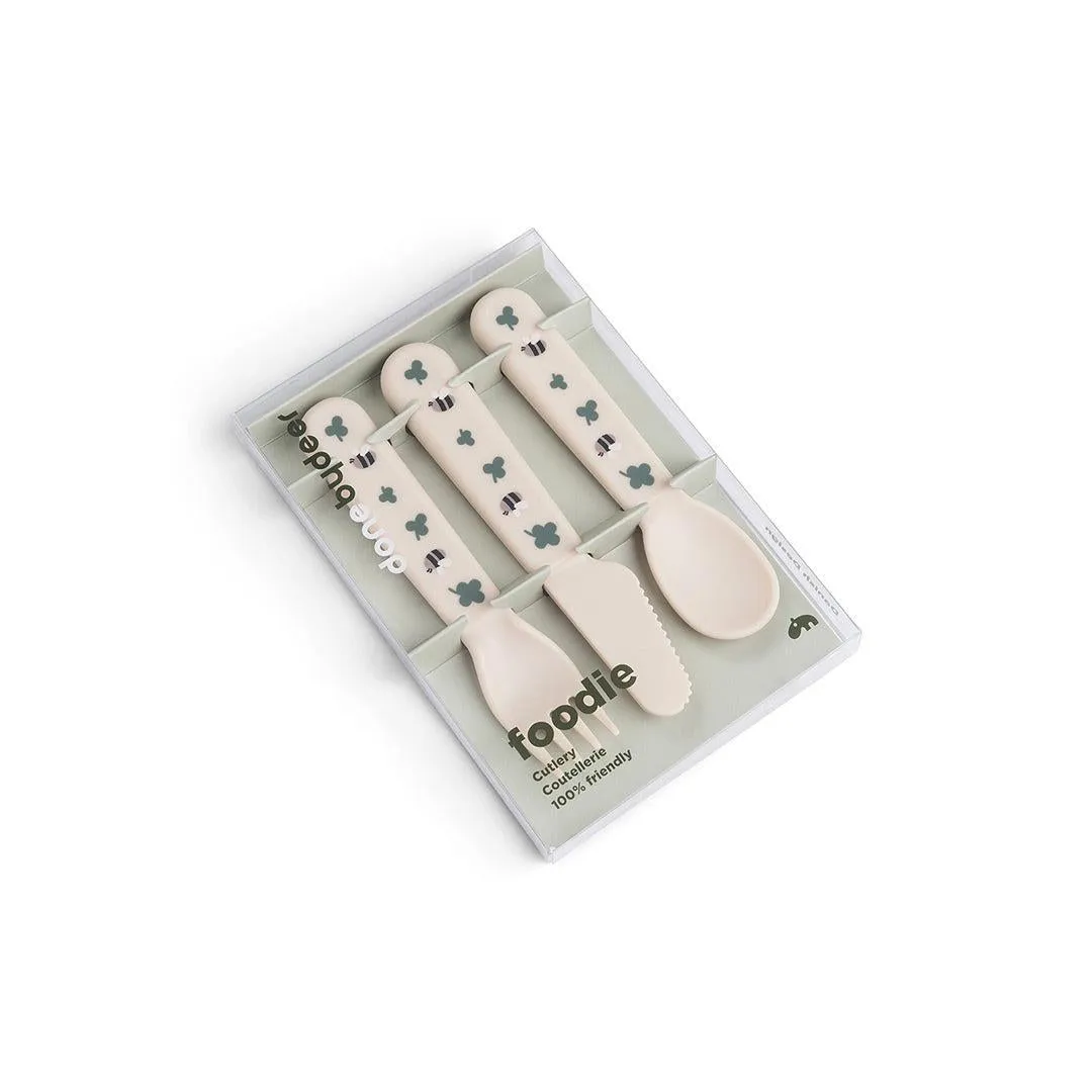 Done By Deer Foodie Cutlery Set - Tiny Farm Sand