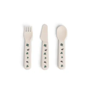 Done By Deer Foodie Cutlery Set - Tiny Farm Sand