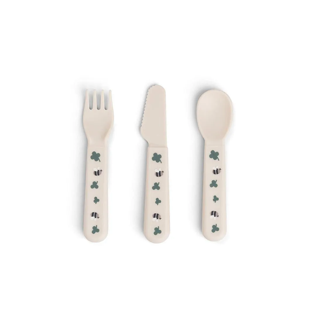 Done By Deer Foodie Cutlery Set - Tiny Farm Sand