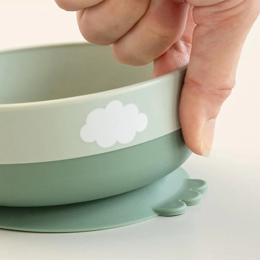 Done by Deer Foodie First Meal Set  - Green - Happy Clouds