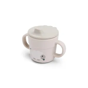 Done By Deer Foodie Spout Cup - Tiny Farm Sand