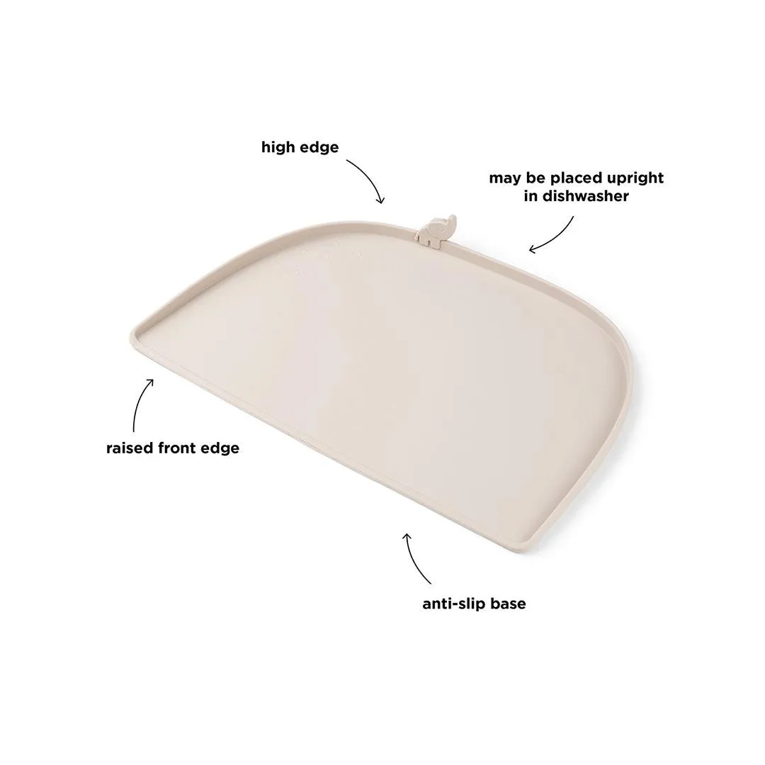 Done by Deer High Edge Silicone Placemat - Sand - Elphee