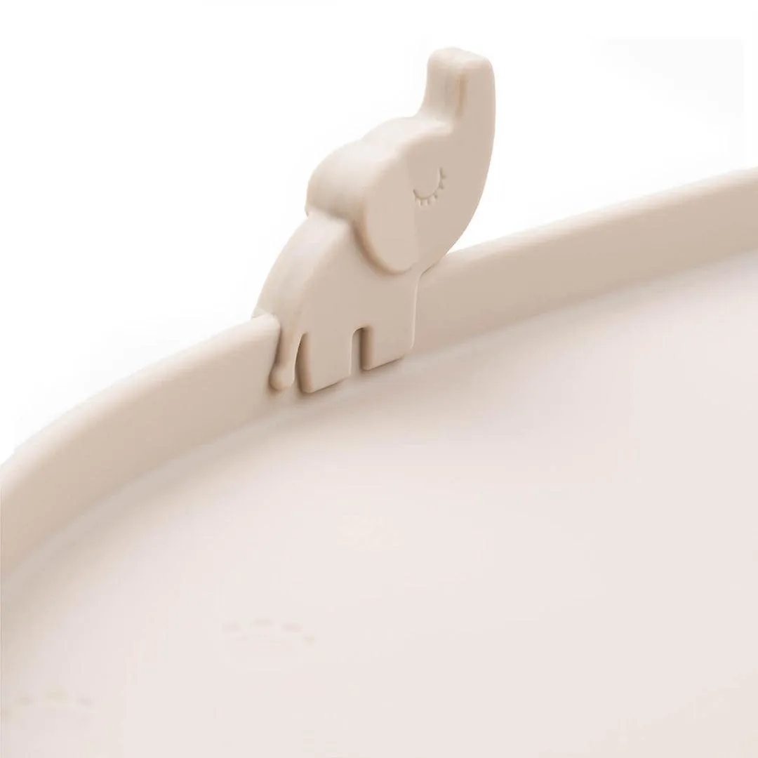 Done by Deer High Edge Silicone Placemat - Sand - Elphee