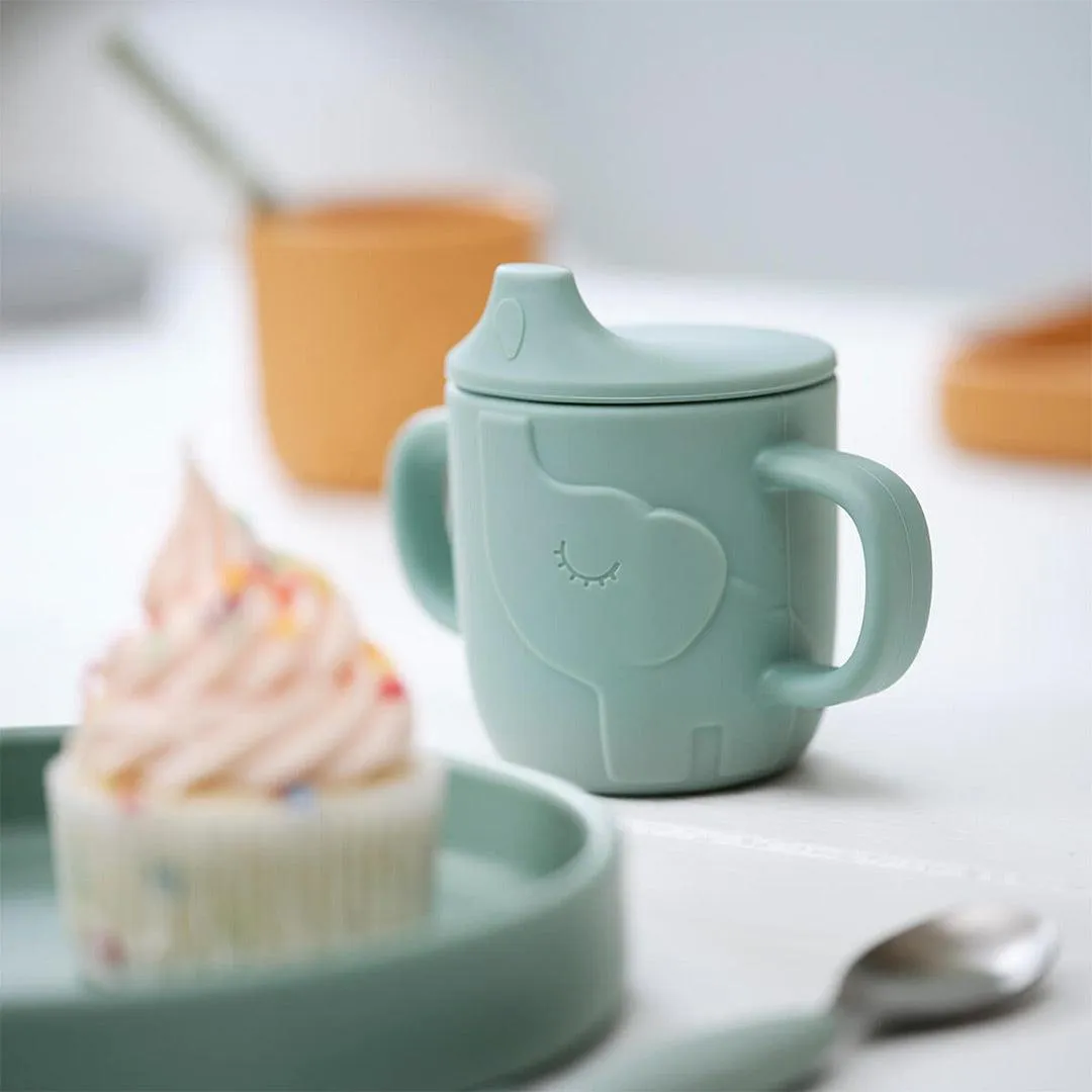 Done by Deer Peekaboo Spout Cup - Elphee - Blue
