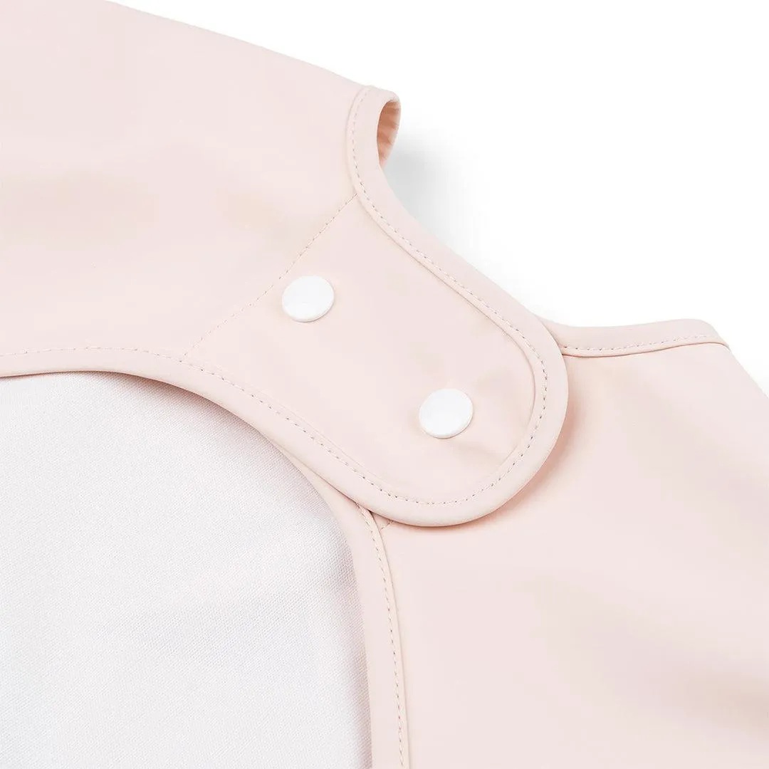 Done by Deer Sleeved Pocket Bib - Powder