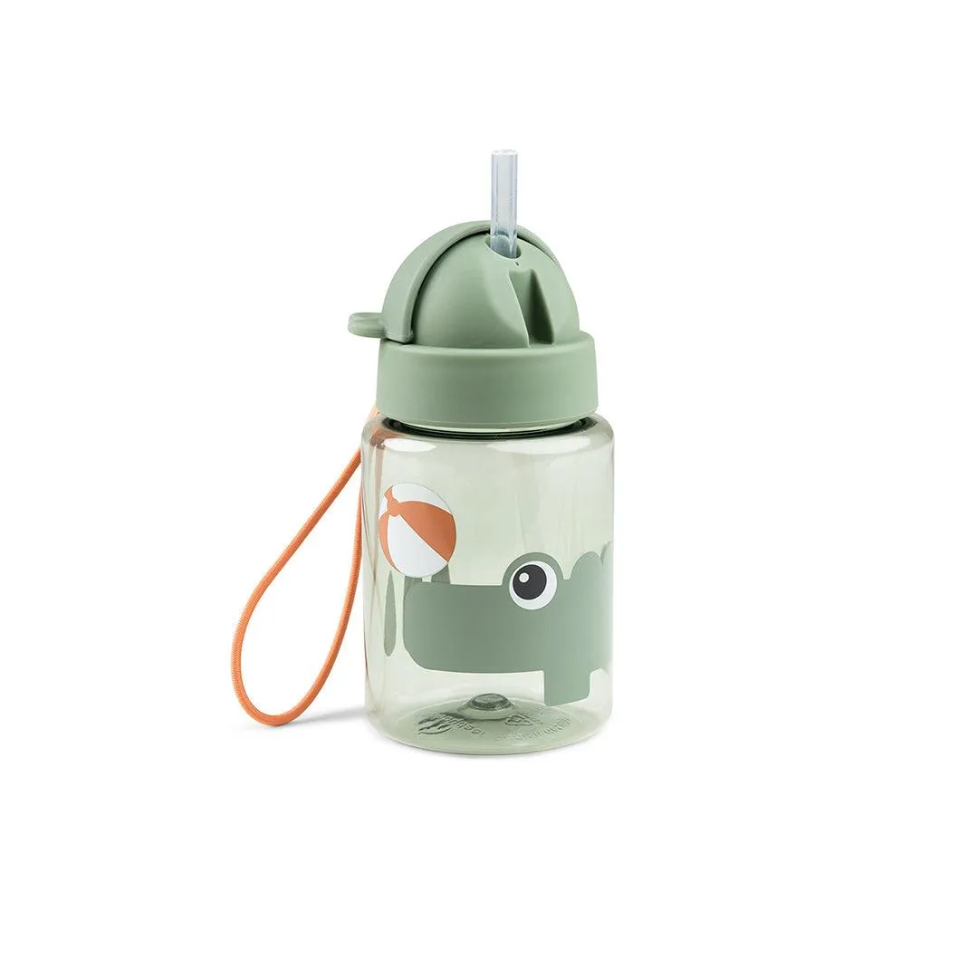 Done by Deer Straw Bottle - Green - Croco
