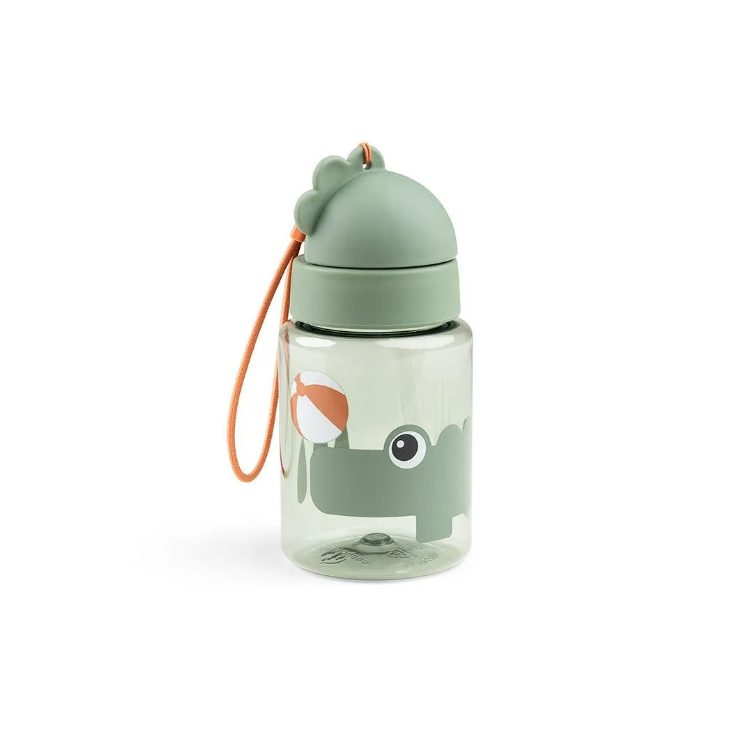 Done by Deer Straw Bottle - Green - Croco