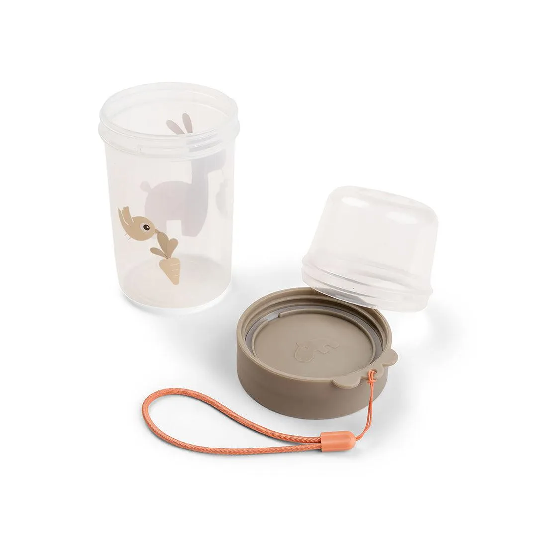 Done by Deer To Go 2-Way Snack Container - Sand - Lalee