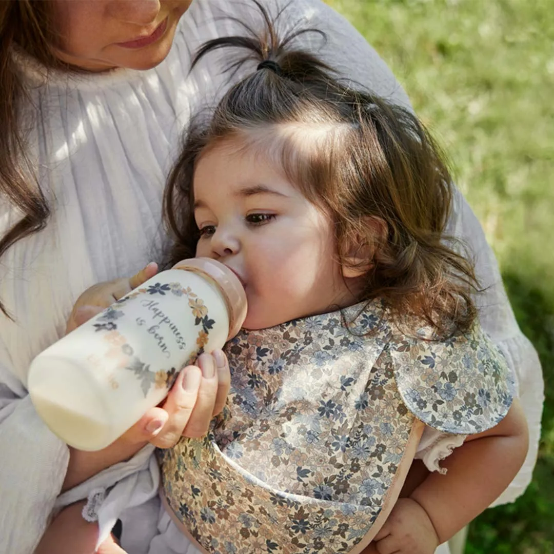 Elodie Details Baby Bib - Blue Garden Light
