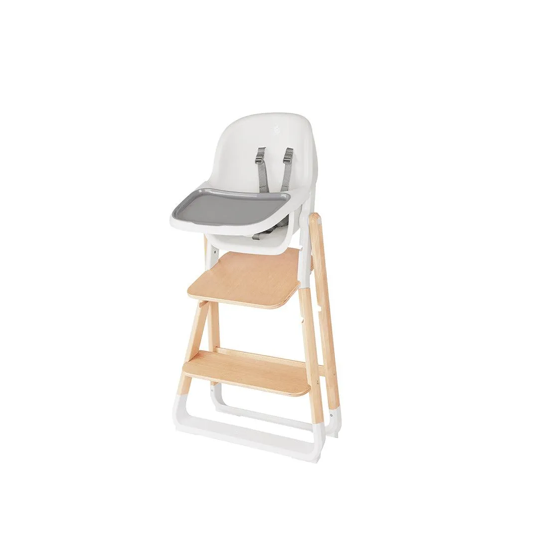 Ergobaby Evolve 2-in-1 Highchair - Natural / White - Natural Wood