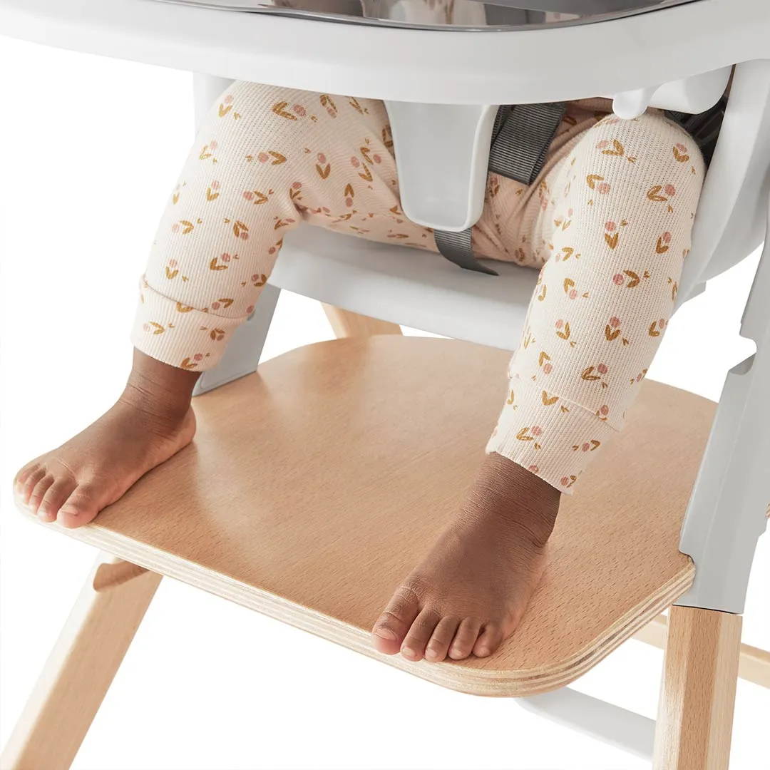 Ergobaby Evolve 2-in-1 Highchair - Natural / White - Natural Wood