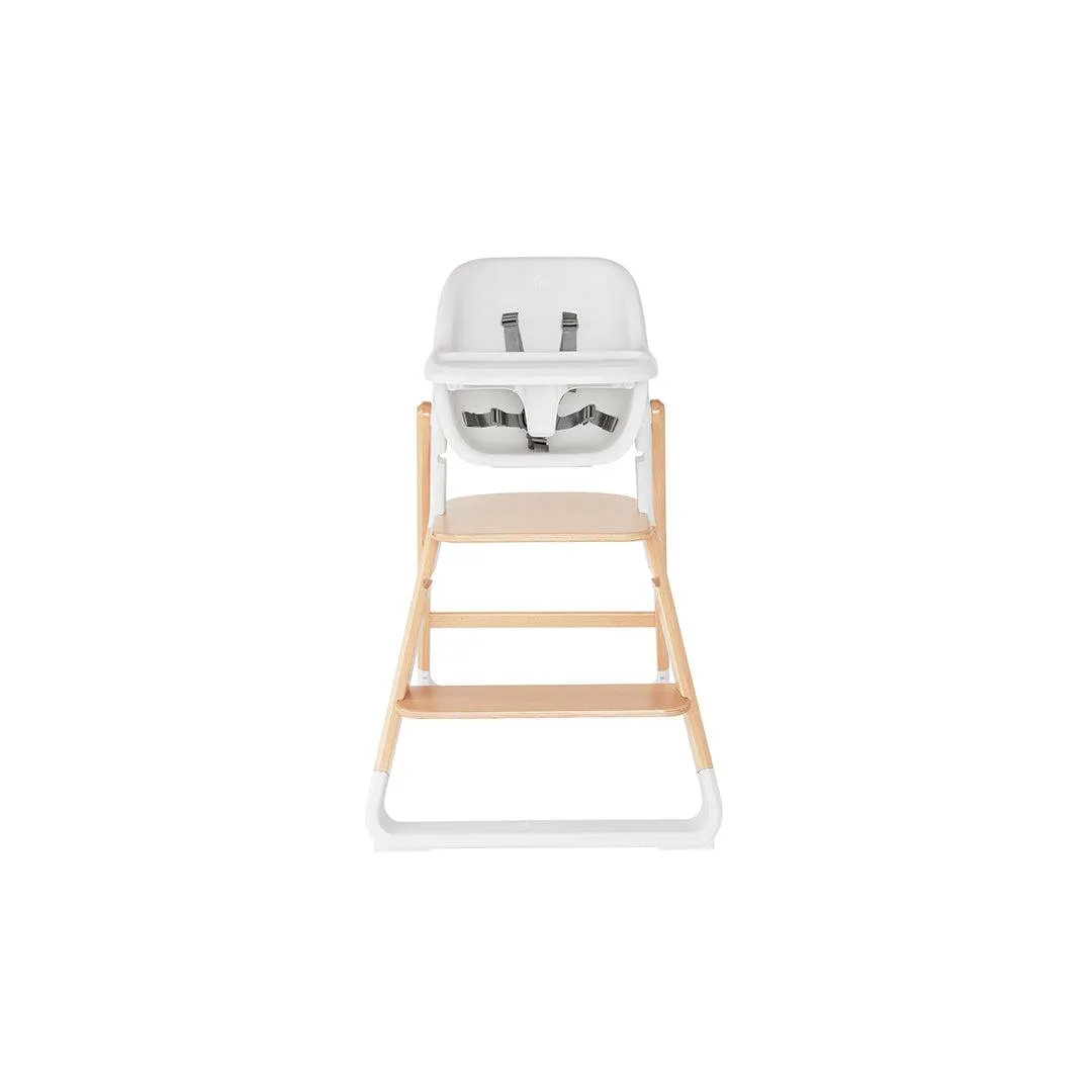 Ergobaby Evolve 2-in-1 Highchair - Natural / White - Natural Wood