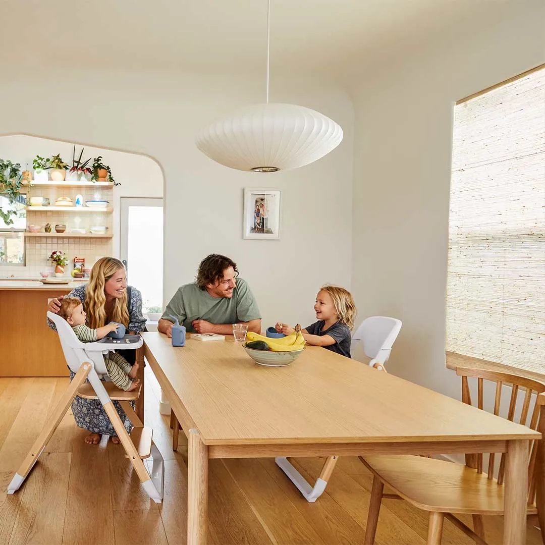 Ergobaby Evolve High Chair - Natural / White - Natural Wood