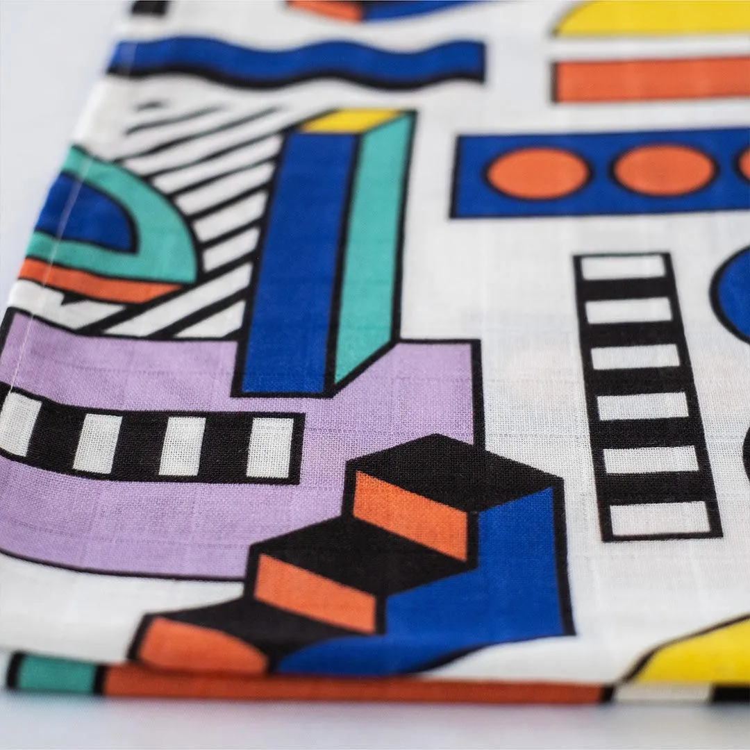 Etta Loves Muslin Blanket - Camille Walala