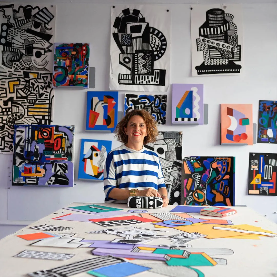 Etta Loves Muslin Blanket - Camille Walala