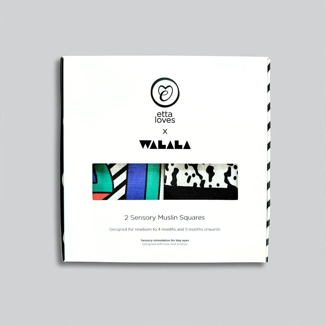 Etta Loves Muslin Squares - 2 Pack - Camille Walala
