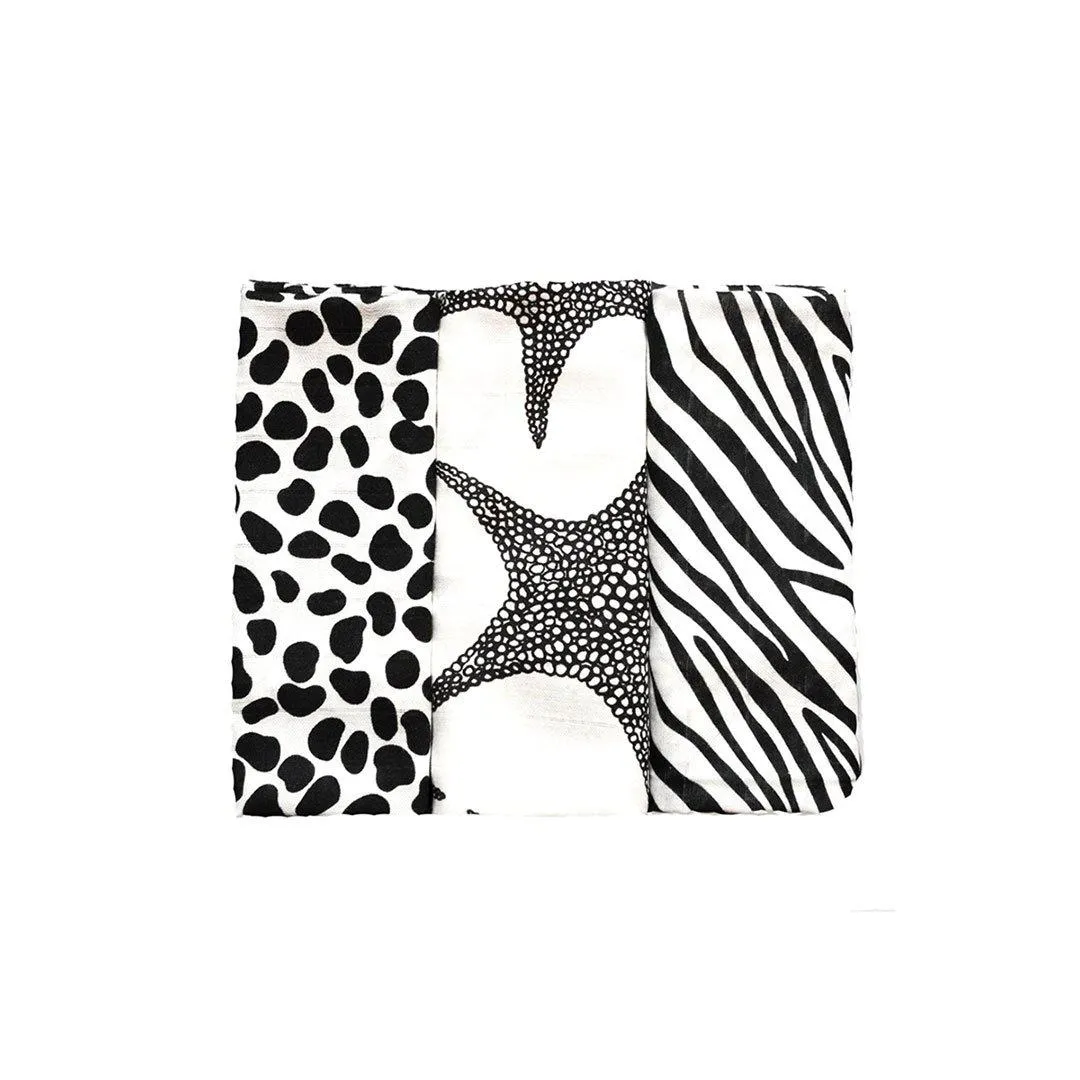 Etta Loves Muslins - Animals - 3 Pack