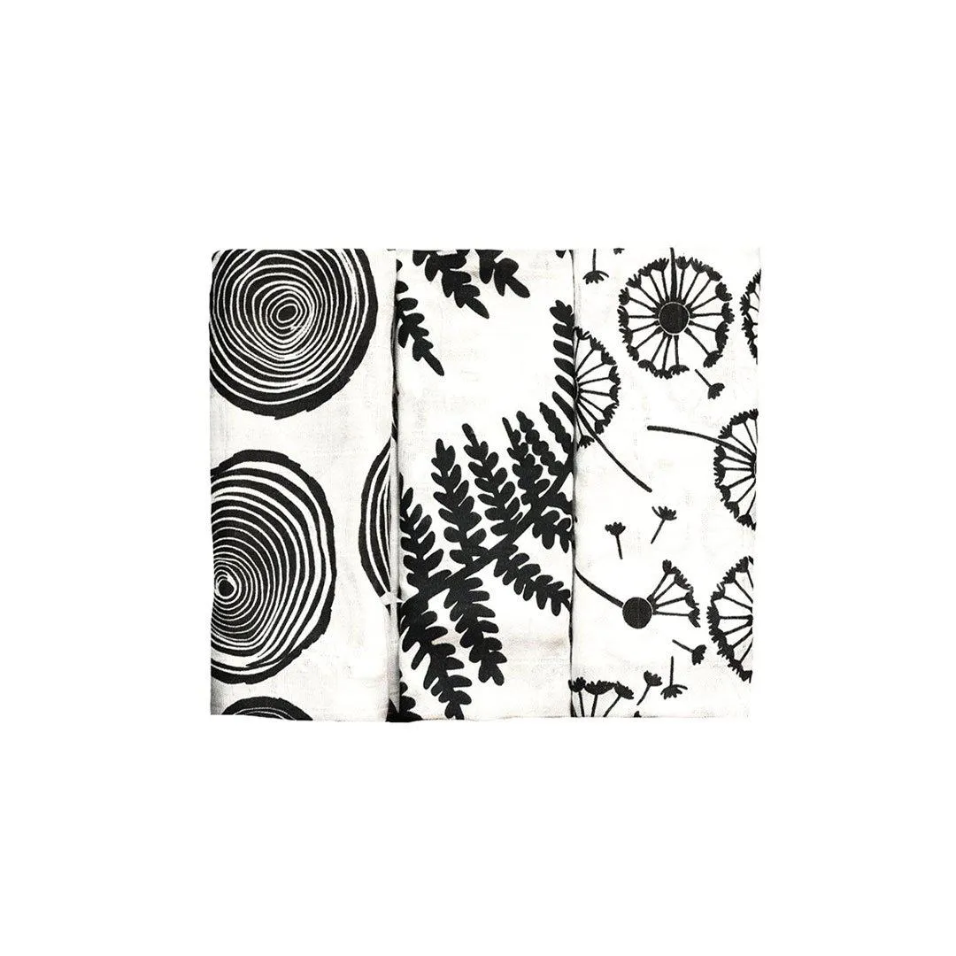 Etta Loves Muslins - Plants - 3 Pack